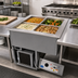 Thumbnail image #2 for Randell RCHB-4-208-AF 4-Pan Drop-In Hot/Cold Food Well with Auto Water Fill