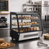 Thumbnail image #2 for BakeryXpress 28-Inch Countertop Full-Service Refrigerated Display Case with Curved Front Glass