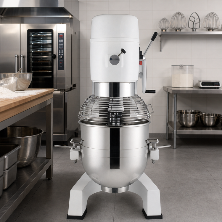 Product image #3 for Eurodib 60 Qt Floor Model Planetary Mixer, 208V, 3-Phase, Gear Driven, #22 Hub