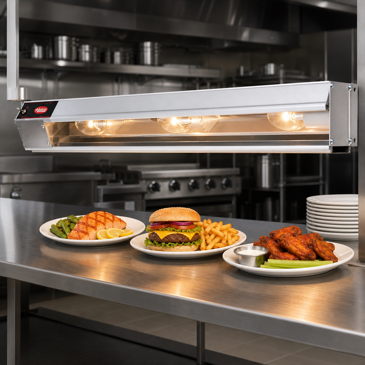 Product image #2 for Hatco Glo-Rite HL-48-2 48-Inch Strip Food Heat Lamp and Display Light with Aluminum Housing