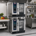 Thumbnail image #2 for RATIONAL iCombi Pro Combi-Duo 6-Half Size Double-Stack Natural Gas Combi Oven, 120V, 1-Phase