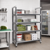 Thumbnail image #2 for Cambro Camshelving Elements XTRA 4-Shelf Vented Stationary Starter Unit, 72 Inch Wide x 21 Inch Deep x 84 Inch High, Speckled Gray