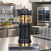 Thumbnail image #2 for Glastender Rembrandt 2-Faucet Air-Cooled Draft Dispensing Tower with Surface-Mount Drain Pan, Mirror Finish