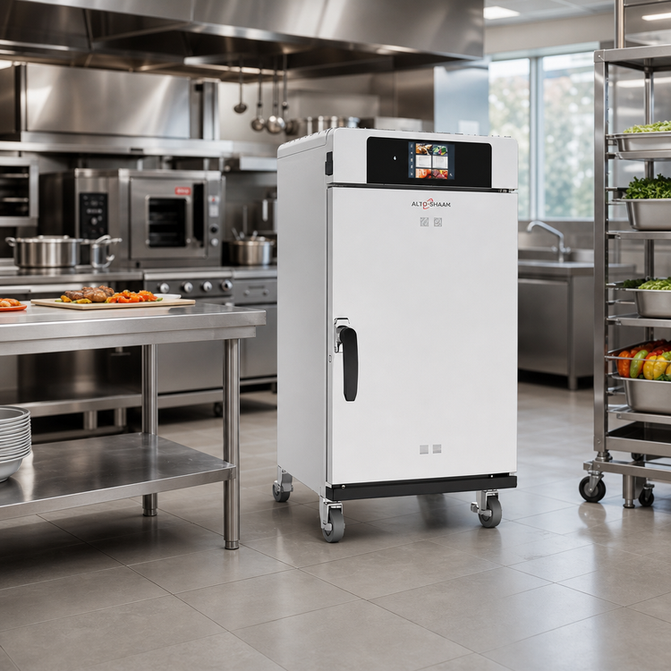 Product image #2 for Alto-Shaam Halo Heat Electric Low-Temperature Cook and Hold Oven, 120 lb. Capacity, 8 Full-Size Pans, 3/4 Height