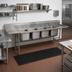 Thumbnail image #2 for Advance Tabco Regaline 4-Compartment Sink with Left and Right-Hand Drainboards, 20