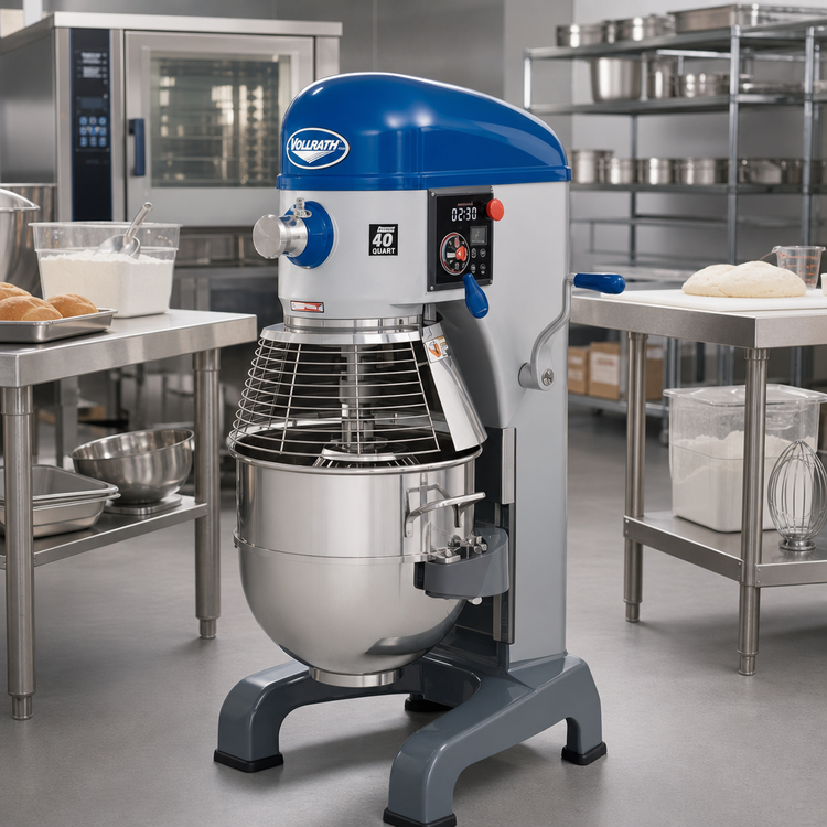 Product image #2 for Vollrath 40 Quart Floor Model Planetary Mixer with #12 Hub and Digital Timer