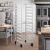 Thumbnail image #2 for New Age Full-Height Open-Sided End-Loading Bun Pan Rack, 12 Full-Size Sheet Pan Capacity