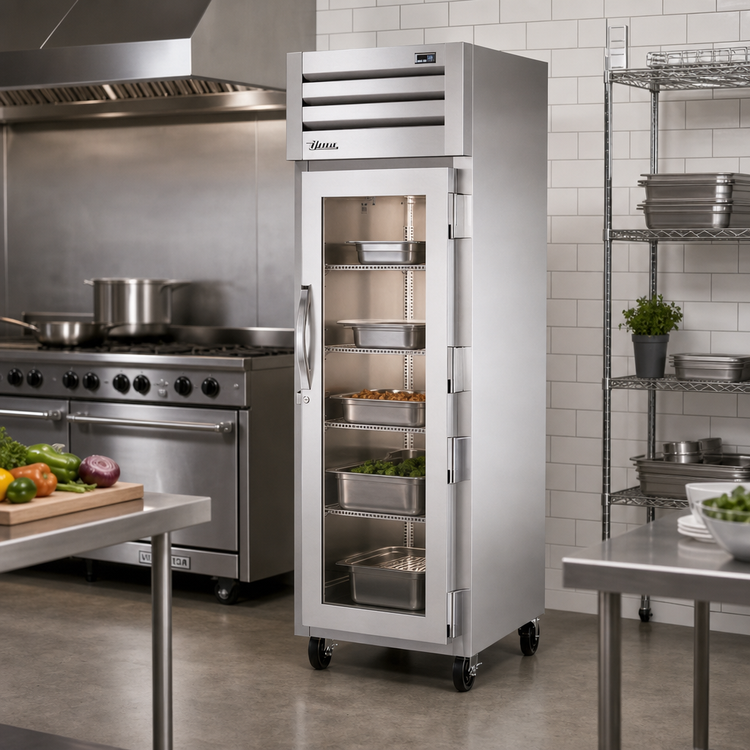 Product image #2 for SPEC SERIES 1-Section Heated Reach-In Holding Cabinet with Glass Door