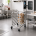 Thumbnail image #2 for Half-Height Stainless Steel End-Load Bun Pan Rack, 9 Full-Size / 18 Half-Size Pan Capacity