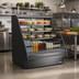 Thumbnail image #2 for Fusion® Refrigerated Service Case with Flat Angled Lift-Up Front Glass and Remote DX Refrigeration