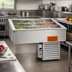 Thumbnail image #2 for Duke ADI-1M-TC-P Single Section Tri-Channel Drop-In Refrigerated Cold Pan