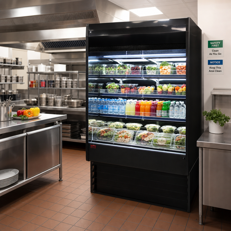 Product image #2 for Howard-McCray 35E Series Multi-Purpose Open Merchandiser Open-Air Cooler