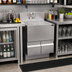 Thumbnail image #2 for Krowne Alchemy Series Stainless Steel Underbar Ice Bin/Cocktail Unit, 24 x 24 Inches, 92-Lb Capacity