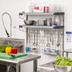 Thumbnail image #2 for Metro SmartWall Life Two-Shelf Wall-Mounted Sink Starter Kit