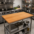 Thumbnail image #2 for John Boos Appalachian Red Oak Edge Grain Island Countertop, 72 x 27 x 1-1/2 Inches, Penetrating Oil Finish