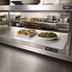 Thumbnail image #2 for Vollrath 26 Inch Flush Mount Drop-In Heated Shelf with Dual Warming Zones