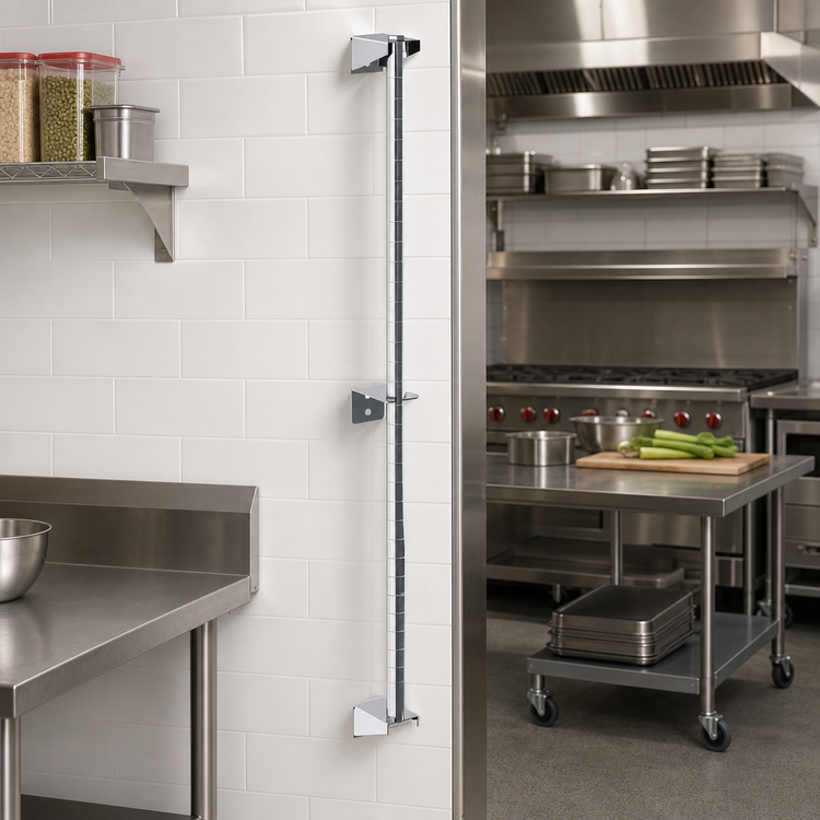 Product image #2 for Metro Super Erecta Stainless Steel Wall-Mount Post and Bracket Kit
