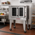 Thumbnail image #2 for Southbend Platinum Series Full-Size Single Deck Electric Convection Oven, 11 kW, Standard Depth, Standard Controls, Independent Doors