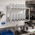 Thumbnail image #2 for New Age Wall-Mounted Aluminum Dish Rack Holder, 29 x 18 x 22-1/2 Inches, Holds 6 Racks