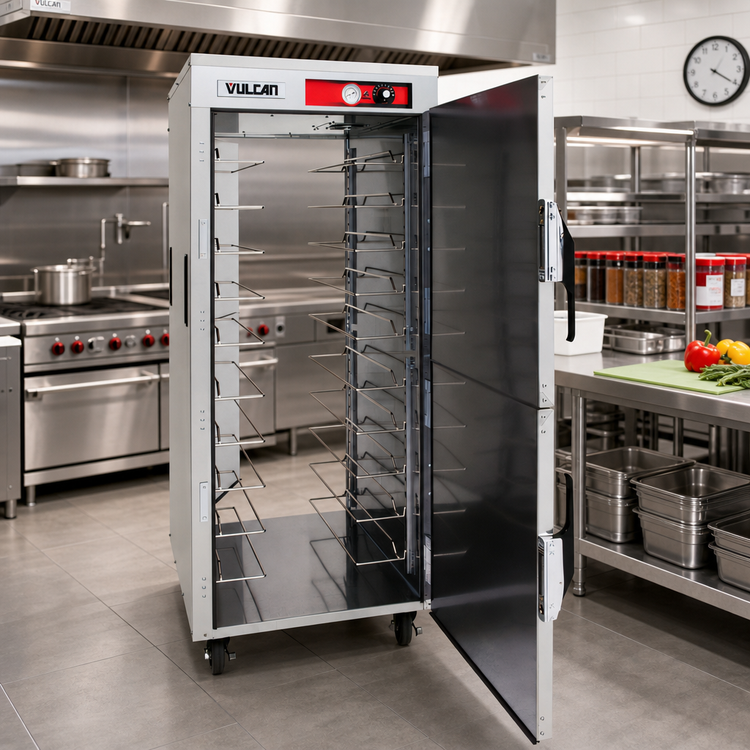 Product image #3 for Vulcan Pass-Thru Mobile Holding/Transport Cabinet, 15 Sheet Pan / 30 Hotel Pan Capacity