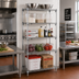 Thumbnail image #2 for Metro Super Erecta Super Adjustable Chrome-Plated Wire Starter Shelving Unit, 24 x 18 x 74 Inches, 5 Shelves