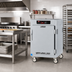 Thumbnail image #2 for Metro C5 8 Series Controlled Temperature Holding Cabinet, 1/2 Height, Mobile, Solid Doors, Universal Wire Slides, 8 Full-Size Sheet Pan Capacity, 120V