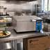 Thumbnail image #2 for Antunes DFW-250 Deluxe Steam Food Cooker, Half-Size Pan, Direct Water Hook-Up