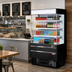 Thumbnail image #3 for Turbo Air Medium-Height Slim Profile Vertical Air Curtain Open Display Merchandiser, 10.4 Cu. Ft., 39-7/8