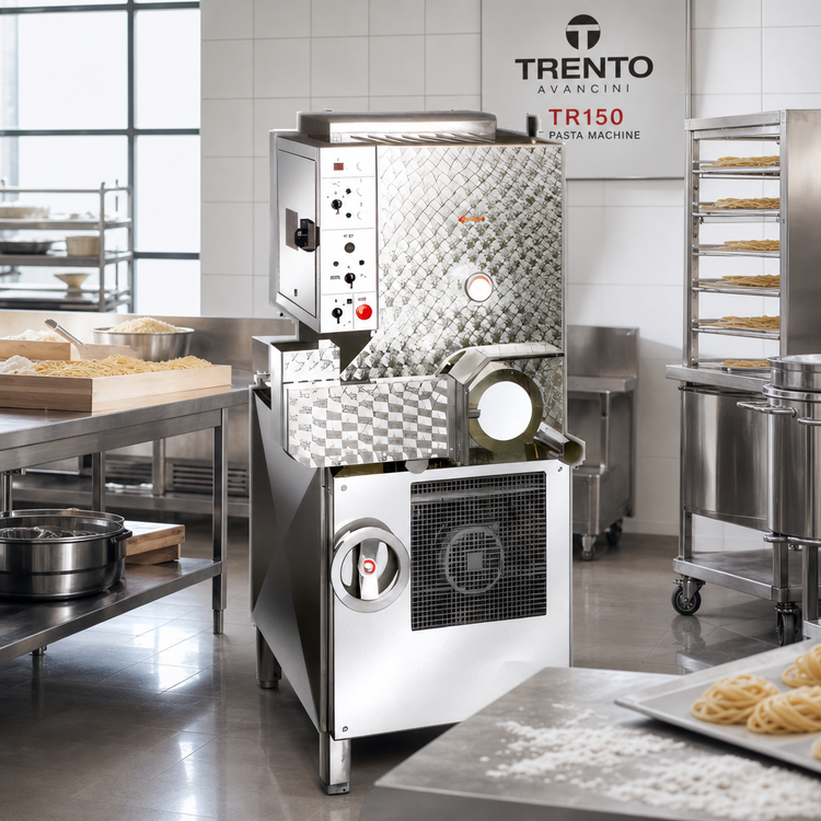 Product image #2 for Trento Avancini TR150 Floor Model Commercial Pasta Machine with 110 lb. Tank Capacity and 187 lb. Per Hour Output
