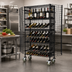 Thumbnail image #2 for Quantum Mobile Security Wine Rack for Mixed Wine Storage