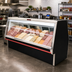 Thumbnail image #2 for Howard-McCray 34E Double Duty Endless Design Remote Deli Meat & Cheese Service Case, 124-1/2 In., Black Exterior, White Interior, LED Lighting