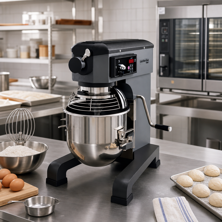 Product image #2 for Hobart Centerline HMM10-1STD 10 Qt Countertop Planetary Mixer with Digital Controls and #12 Hub