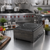 Thumbnail image #3 for Cinderwood Single Burner Countertop Induction Cooktop, Oak Wood, Dark Ash Gray, 1800W