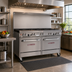 Thumbnail image #2 for Southbend Ultimate 60-Inch Gas Restaurant Range with 9 Open Burners and 2 Cabinets