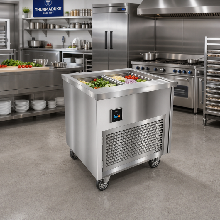 Product image #2 for Thurmaduke TCM-32PG-N7 Mobile Cold Food Unit with NSF 7 Cold Pan