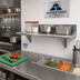 Thumbnail image #2 for Advance Tabco Wall-Mounted Stainless Steel Shelf, 24 x 10 Inches, 16 Gauge, Satin Finish