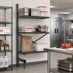 Thumbnail image #2 for Metro SmartLever SM861872-ADD Add-On Cantilever Shelving Kit, 72"W x 18"D Shelf Size, Epoxy-Coated Steel, 86"H