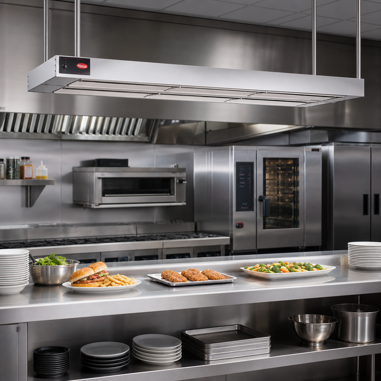Product image #2 for Hatco Glo-Ray 72-Inch Double Infrared Strip Heater, 3.45 kW, Aluminum, Unlighted