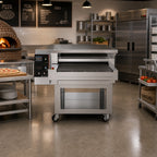Thumbnail image #3 for Pizza Group Dragon D24G-RL Gas Refractory Stone Conveyor Pizza Oven, 24-Inch Belt, Floor Model