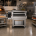 Thumbnail image #3 for Pizza Group Dragon D24G-RL Gas Refractory Stone Conveyor Pizza Oven, 24-Inch Belt, Floor Model