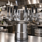 Thumbnail image #2 for Micro Matic USA MTB-6PSS 6-Faucet Countertop Air-Cooled Mushroom Draft Beer Tower, Polished Stainless Steel, Handles Not Included