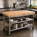 Thumbnail image #2 for Boos Block End Grain Maple Island Countertop with Cream Finish and Beeswax, 48 x 30 x 4 Inches