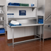 Thumbnail image #2 for CMA Dishmachines CR-60 Straight Clean Dish Table, 60-Inch, Left-to-Right Operation, 8-Inch Backsplash