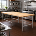 Thumbnail image #2 for John Boos Stainless Steel Baker's Table Frame for 120