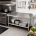 Thumbnail image #2 for Advance Tabco 48-Inch W x 24-Inch D Stainless Steel Equipment Stand with Adjustable Undershelf