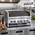 Thumbnail image #2 for Steakhouse 30-Inch Gas Countertop Charbroiler with 5 Radiant Burners
