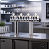Thumbnail image #2 for Perlick 10-Faucet Illuminated Winged Bridge Draft Tower, Countertop, Polished Chrome, Glycol-Cooled