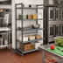 Thumbnail image #2 for Cambro Camshelving Basics Plus 5-Shelf Stationary Starter Unit, 18 x 36 x 84 Inches, Vented, Brushed Graphite