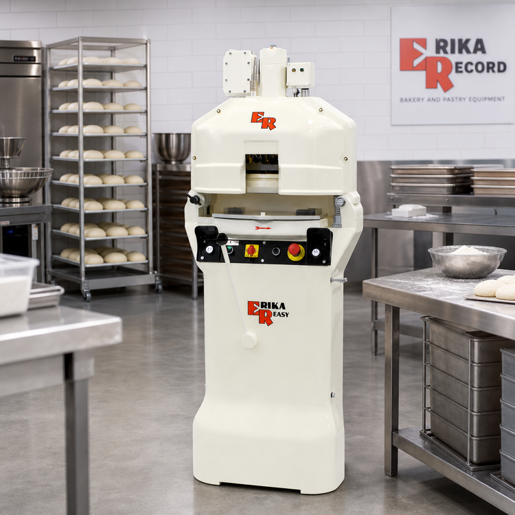 Product image #2 for Erika Record EASY 4/41 RH Semi-Automatic Dough Divider/Rounder, 30-Part, 1.4-4.3 oz