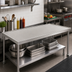 Thumbnail image #2 for Advance Tabco Flat Top Stainless Steel Countertop, 60 in x 25 in, No Backsplash